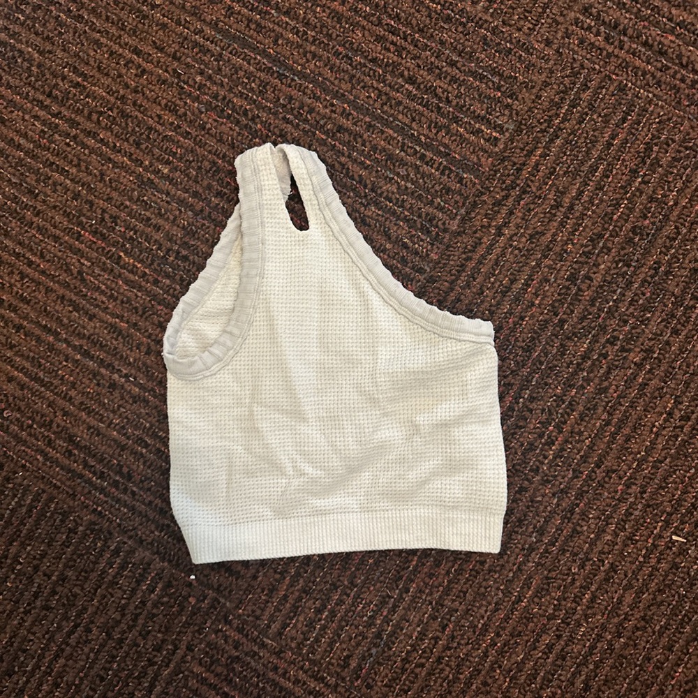 Urban Outfitters Out from Under Waffle Knit One Shoulder Tank